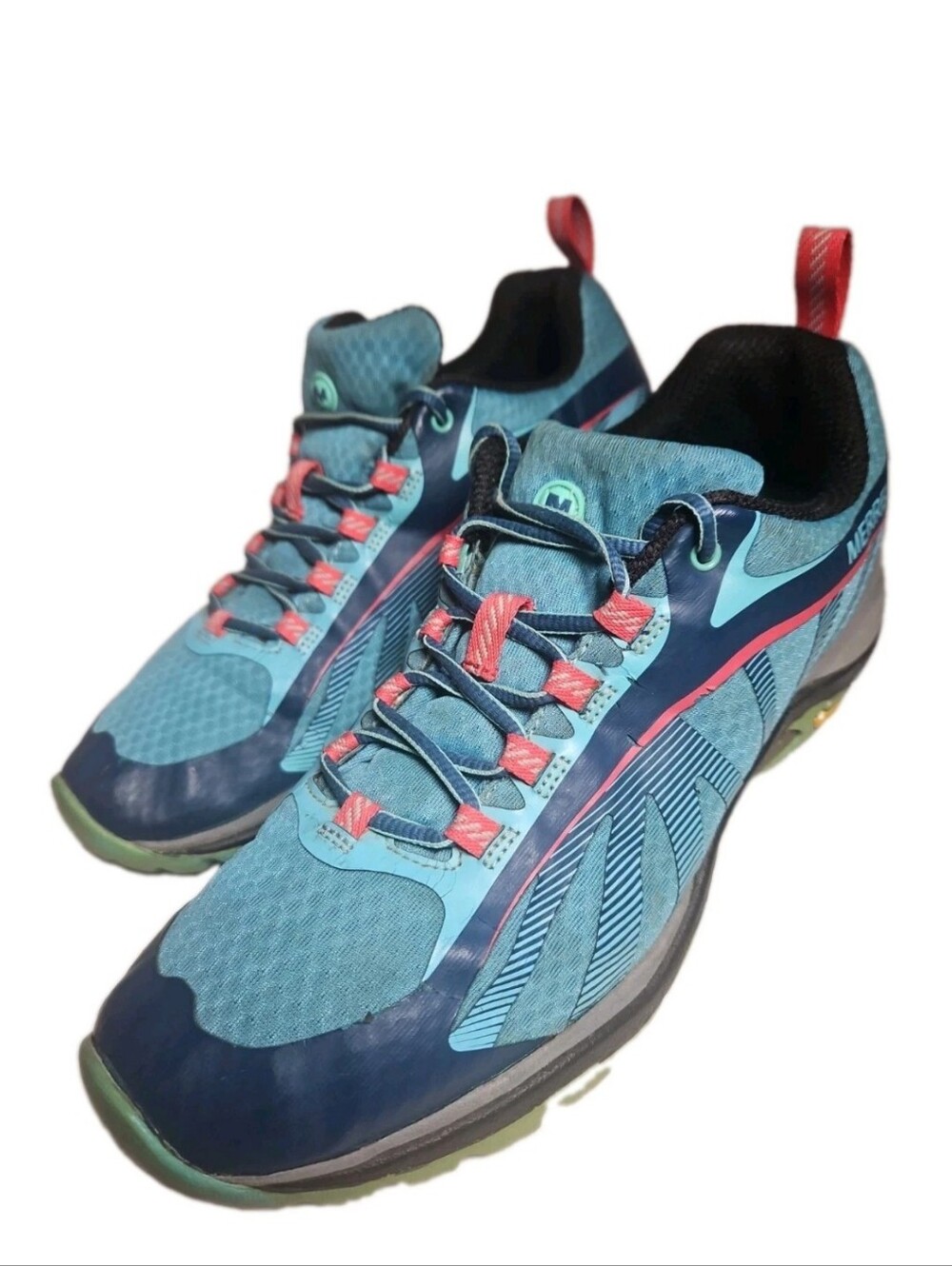 Merrell Siren Edge 3 Women Hiking Shoes  Sz8.5 Blue Polar Wave[8A
